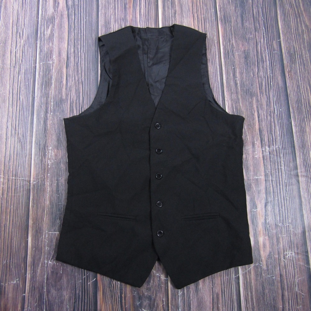 Suit Vest Southeastern Performance Apparel Mens 34 Black Solid Tuxedo Formal